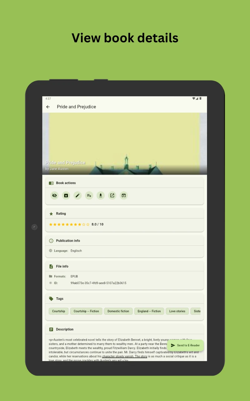 Calibre-Web-Companion screenshot
