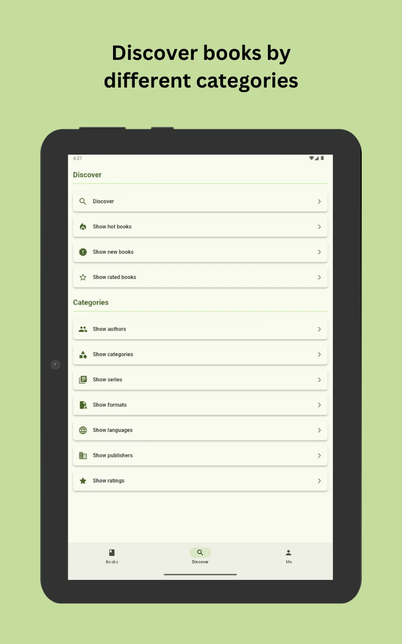 Calibre-Web-Companion screenshot