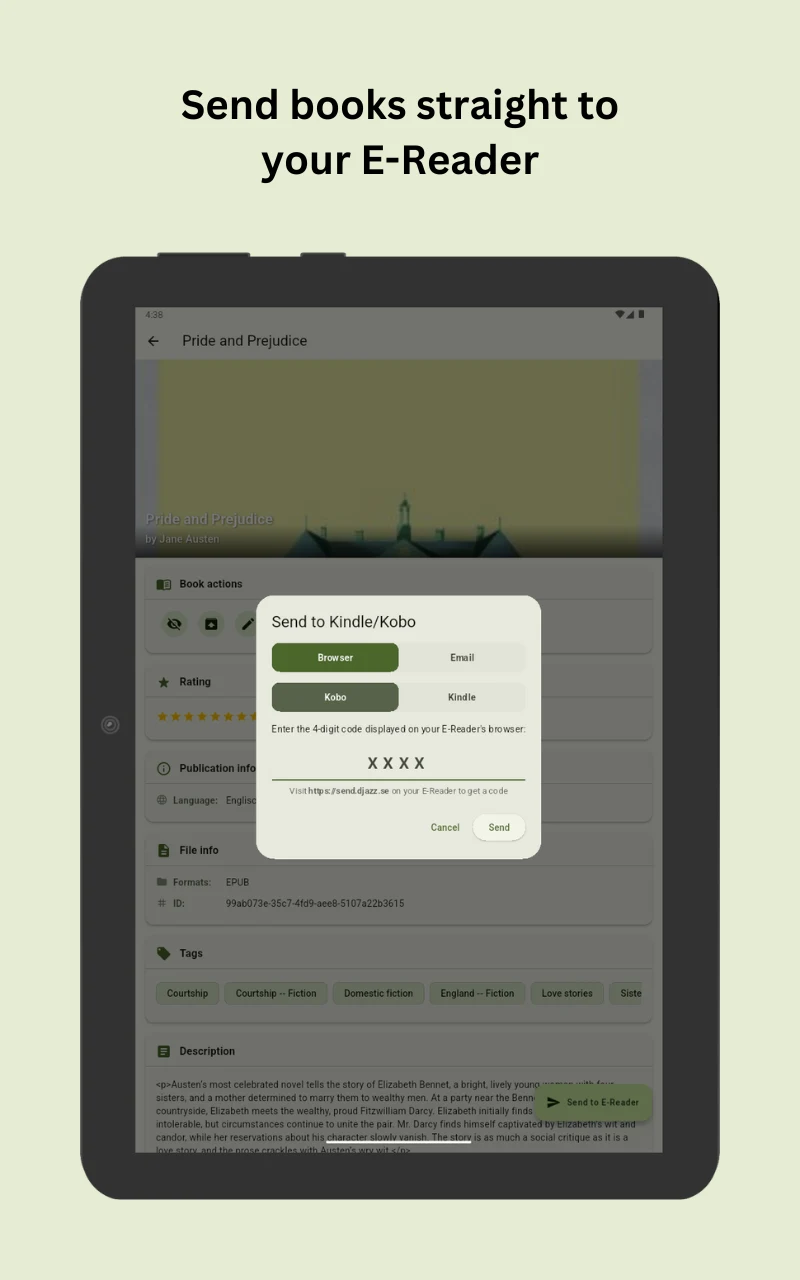 Calibre-Web-Companion screenshot